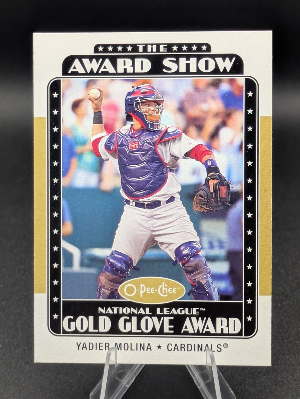 2009 O-Pee-Chee The Award Show Yadier Molina #AW1 Hall Fame Candidate Cardinals
